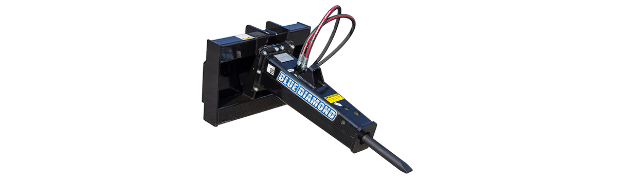 Blue Diamond Mini Skid Steer Concrete Breaker