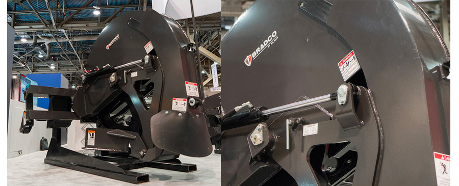 Bradco Rock Saw Attachment for Skid Steer Loaders