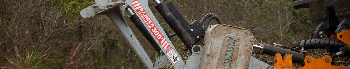 Denis Cimaf Mulcher Hydraulic Pushbar Option
