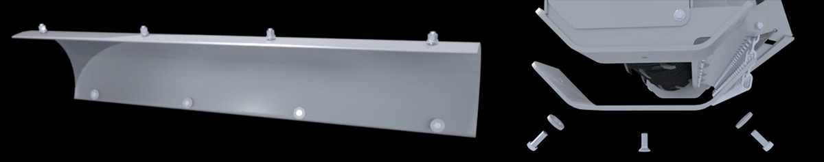 Denis Cimaf Mulcher Parts: Wear Liner and Skid-Plates