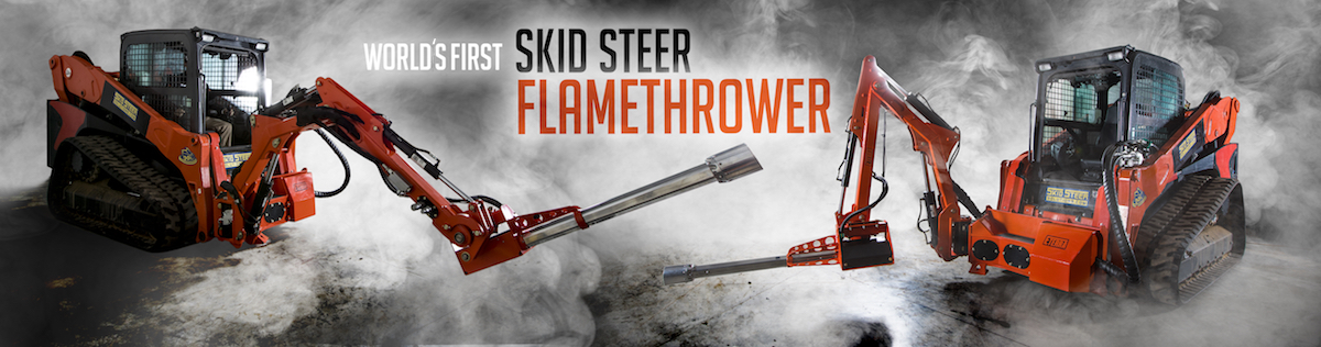 Eterra Skid Steer Flamethrower