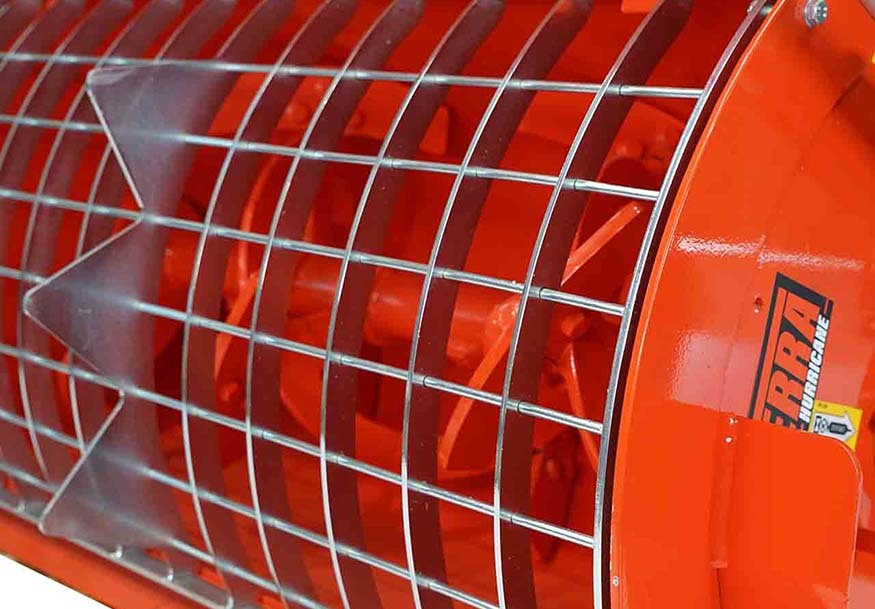 Hardox Paddles inside the Sturdy Grate