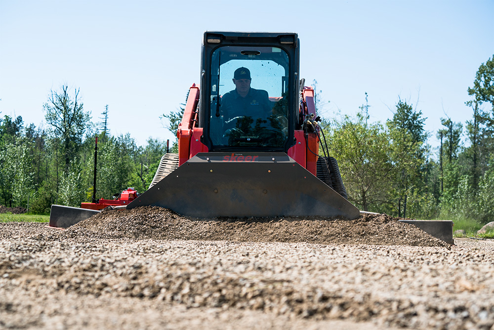 Skeer Skid Steer Grading Attachment