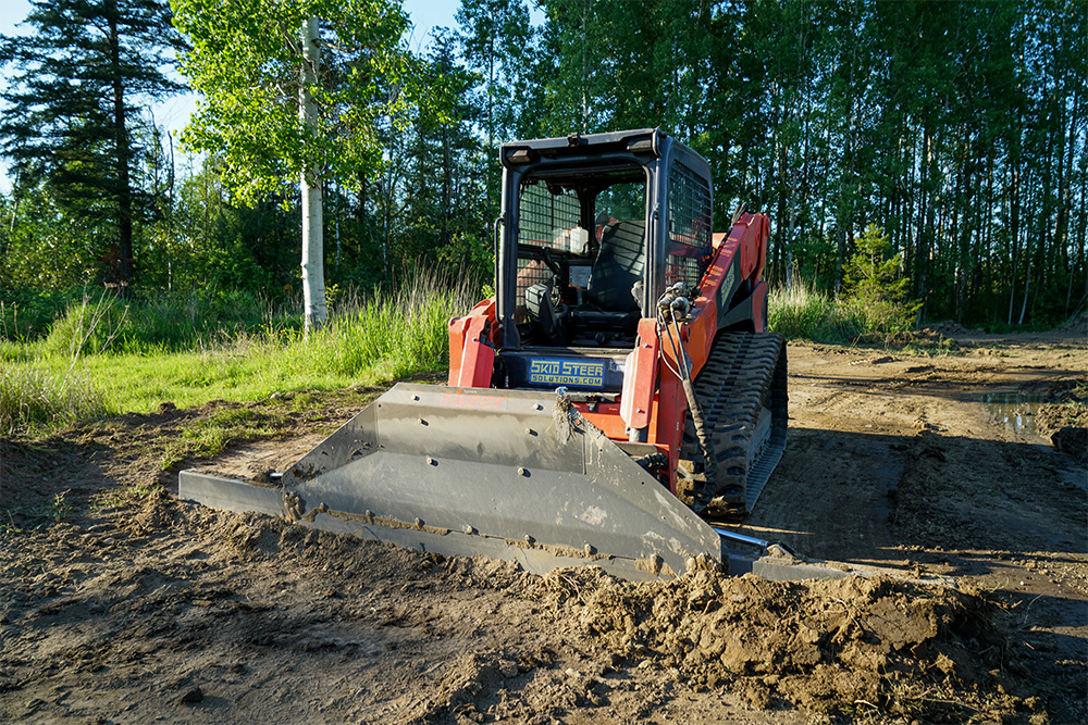 Skeer Skid Steer Grading Attachment