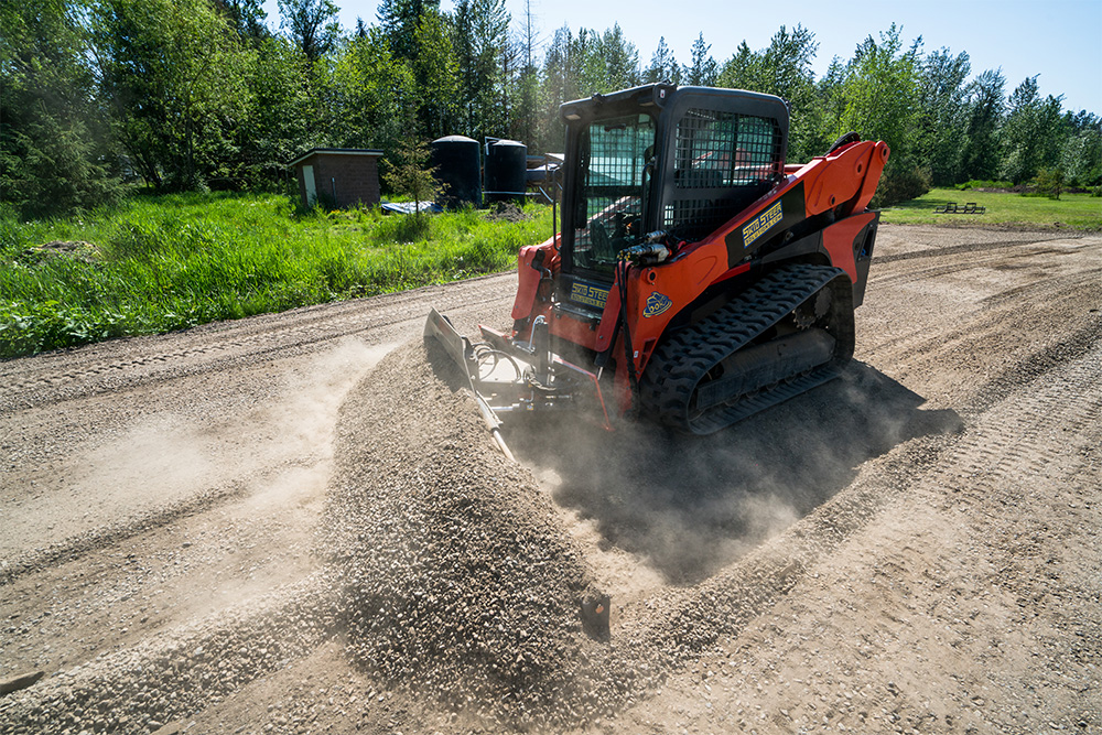 Skeer Skid Steer Grading Attachment