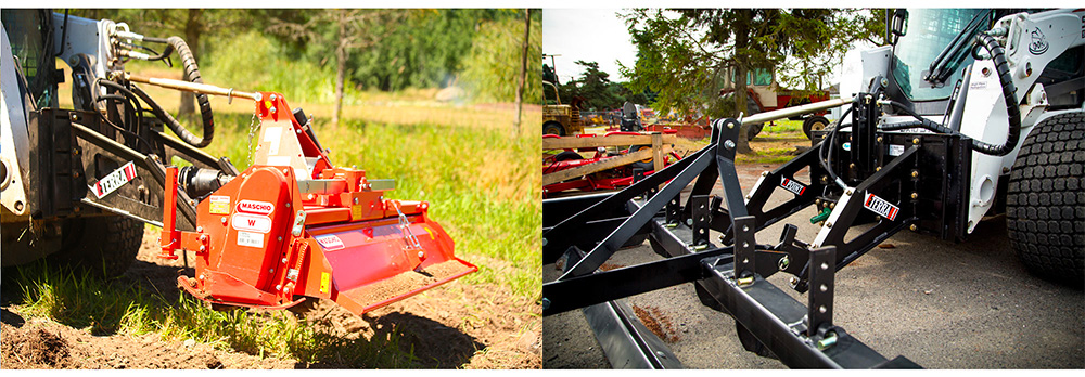 Run Tractor Implements with your Skid Steer Loader