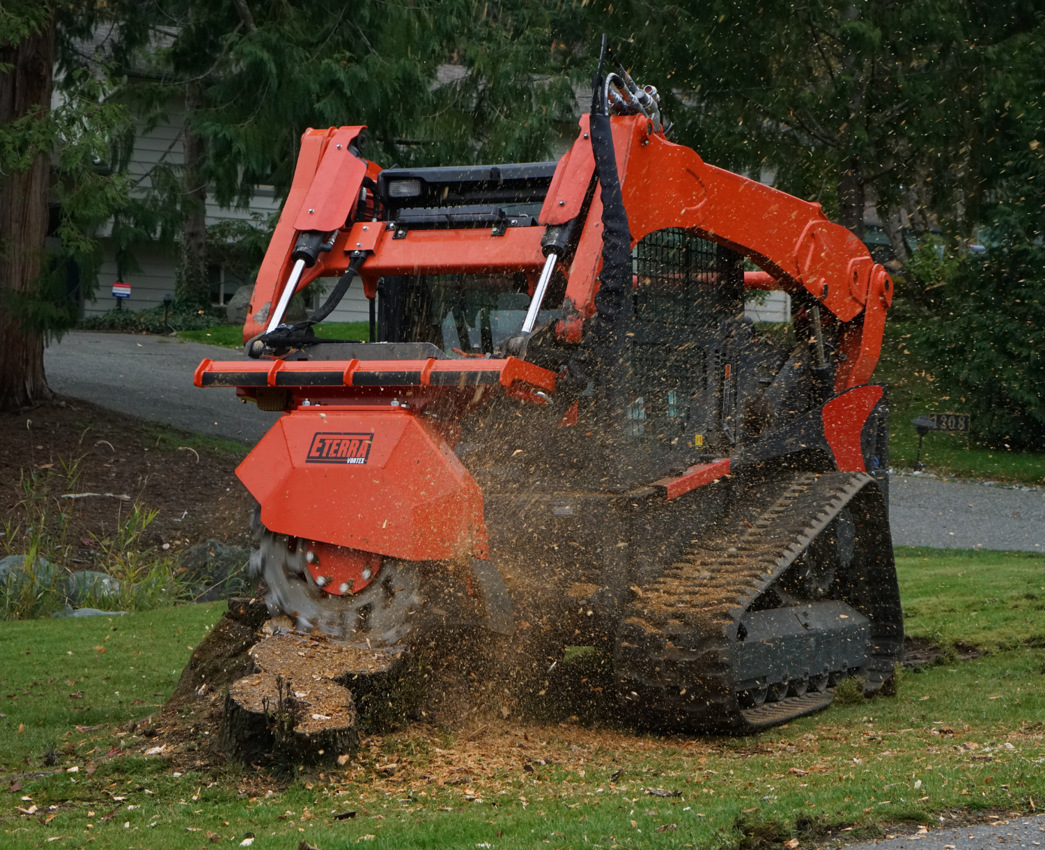 Skid Steer Vortex Stump Grinder